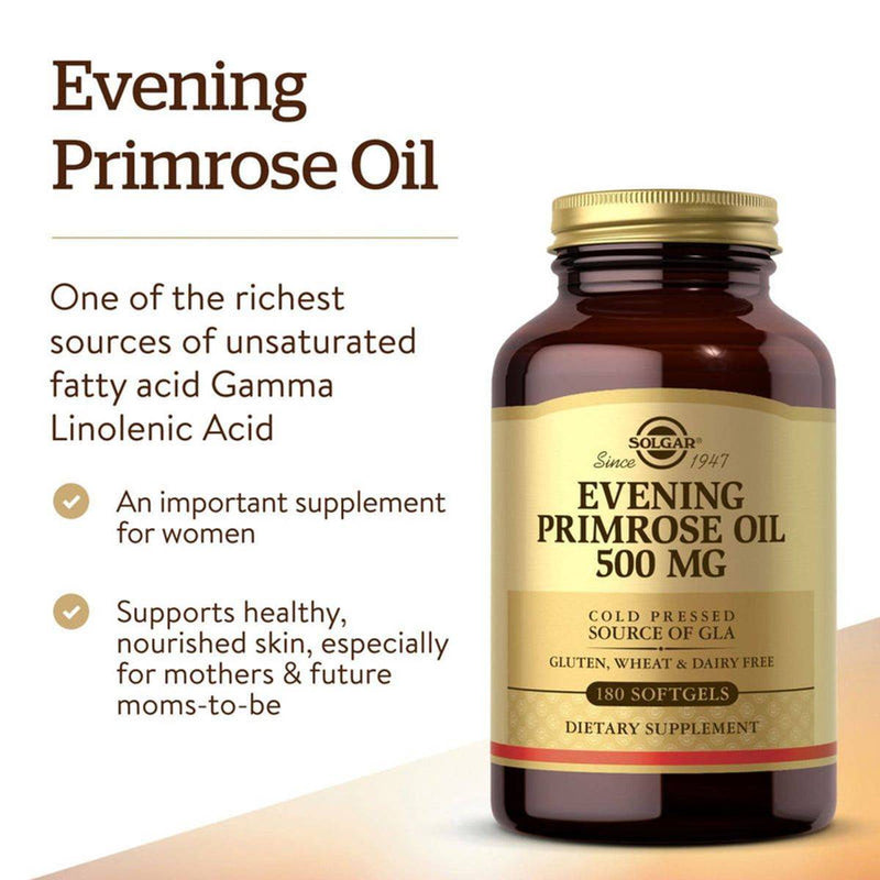 Solgar Evening Primrose Oil 500mg 180 Softgels
