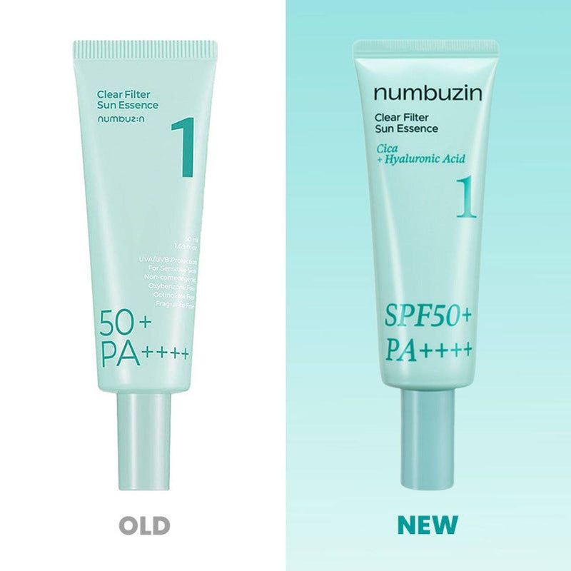 Numbuzin 1 Clear Filter Sun Essence SPF50+ 50ml