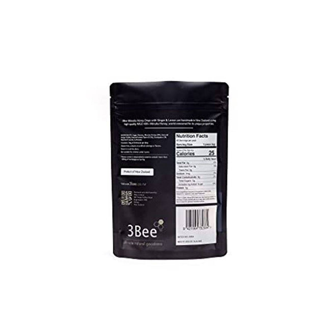 3Bee Manuka Honey UMF15+ Soothing Pops Orange 150g