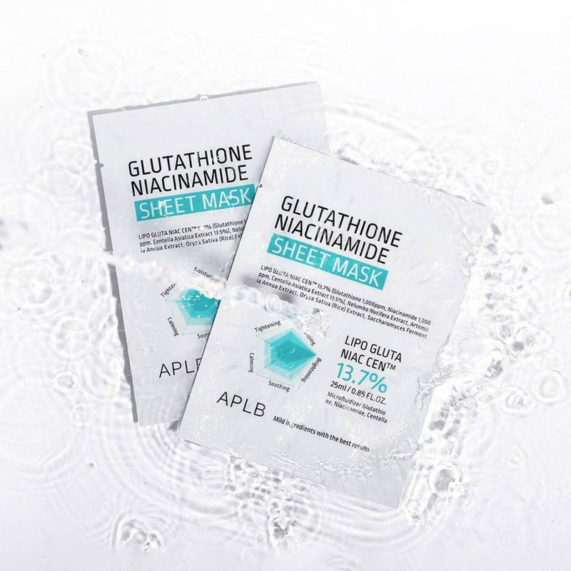 APLB Glutathione Niacinamide Sheet Mask