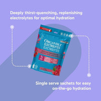 Organika Electrolytes Wild Raspberry 3.5g 20 Sachets