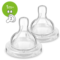 Philips Avent Anti Colic Teat 1 Month+ 2 Flow 2 Pack