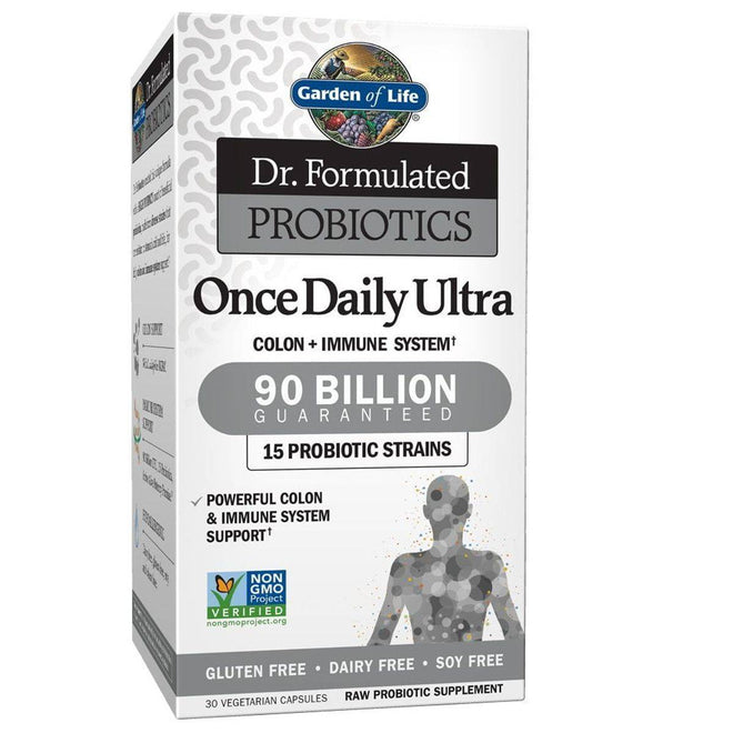 Garden of Life Dr Formulated Probiotic 90 Billion Once Daily 30 Vege Capsules