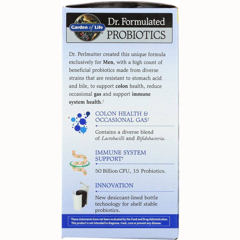 Garden of Life Dr Formulated Probiotics Once Daily Mens 30 Capsules
