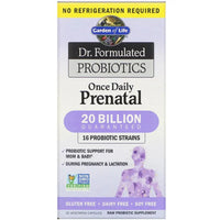 Garden of Life Dr Formulated Probiotics Once Daily Prenatal 20 Billion 30 Vege Capsules