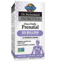 Garden of Life Dr Formulated Probiotics Once Daily Prenatal 20 Billion 30 Vege Capsules