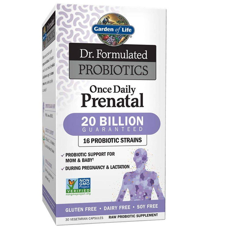 Garden of Life Dr Formulated Probiotics Once Daily Prenatal 20 Billion 30 Vege Capsules