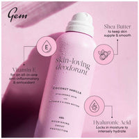 Gem Skin Loving Deodorant 48Hr Coconut Vanilla 207ml