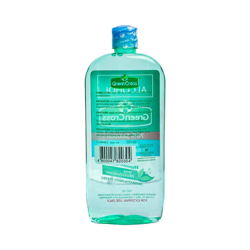 Green Cross Ethyl Alcohol 70% Solution with Moisturizer 500ml
