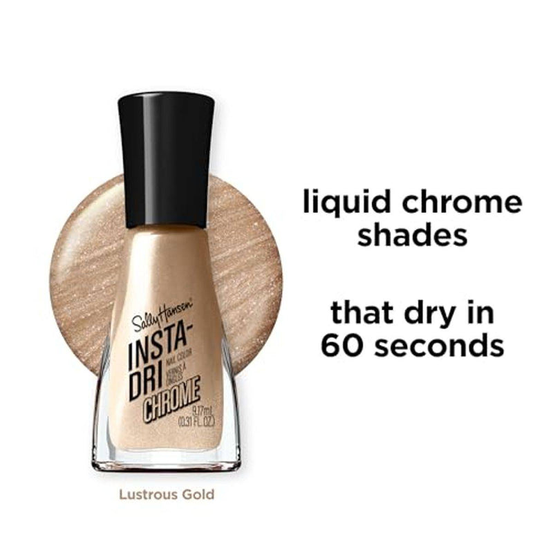 Sally Hansen Insta Dri Nail Color Chrome Lustrous Gold 9.17ml