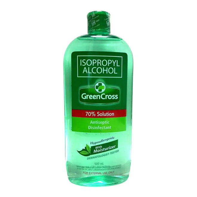 Green Cross Isopropyl Alcohol 70% Solution with Moisturizer 500ml