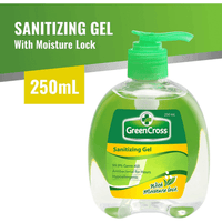 Green Cross Sanitizing Gel with Moisture Lock Pump 250ml
