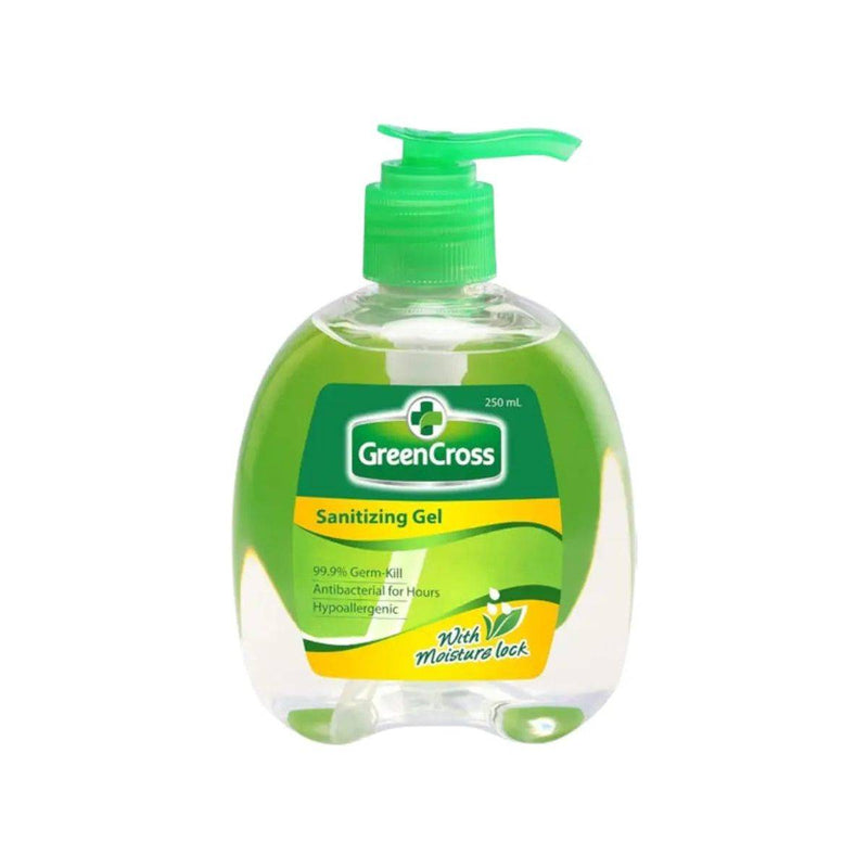 Green Cross Sanitizing Gel with Moisture Lock Pump 250ml