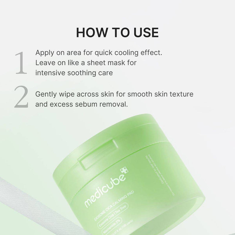Medicube Exosome Cica Calming Pad 100 Pads
