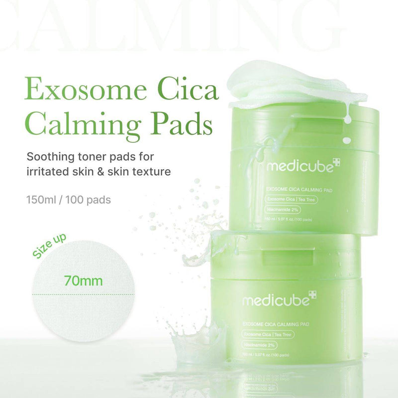 Medicube Exosome Cica Calming Pad 100 Pads