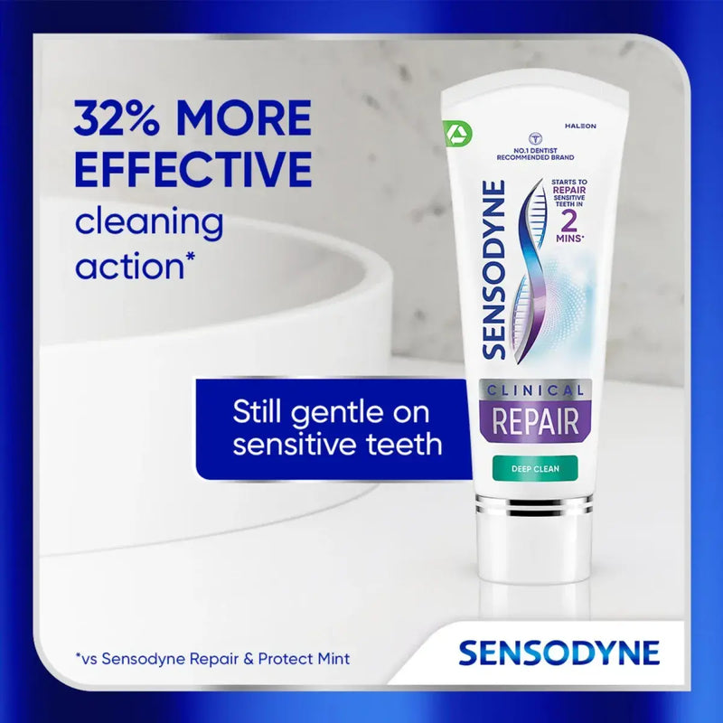 Sensodyne Toothpaste Clinical Repair Deep Clean 75ml