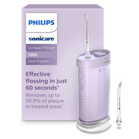 Philips Sonicare Compact Flosser Oral Irrigator 1000 Purple HX3333/23