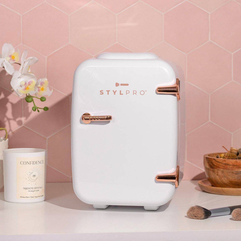 Stylpro Mini Beauty Fridge Rose Gold 4L