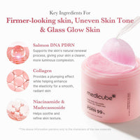 Medicube PDRN Pink Collagen Toning Gel Toner 70 Pads