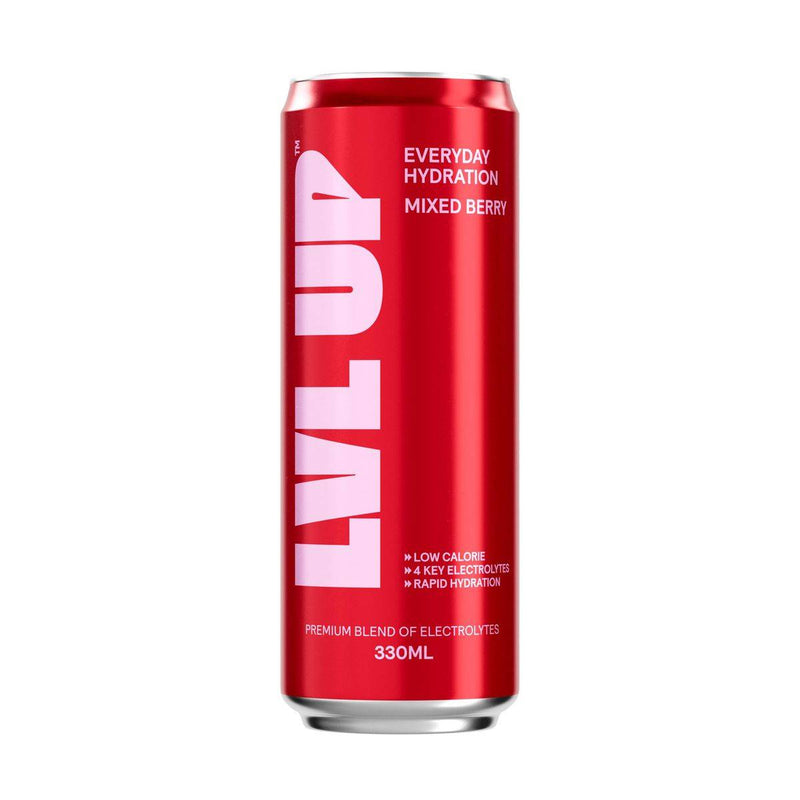 Lvl Up Everyday Hydration Ready to Drink Mixed Berry 330ml