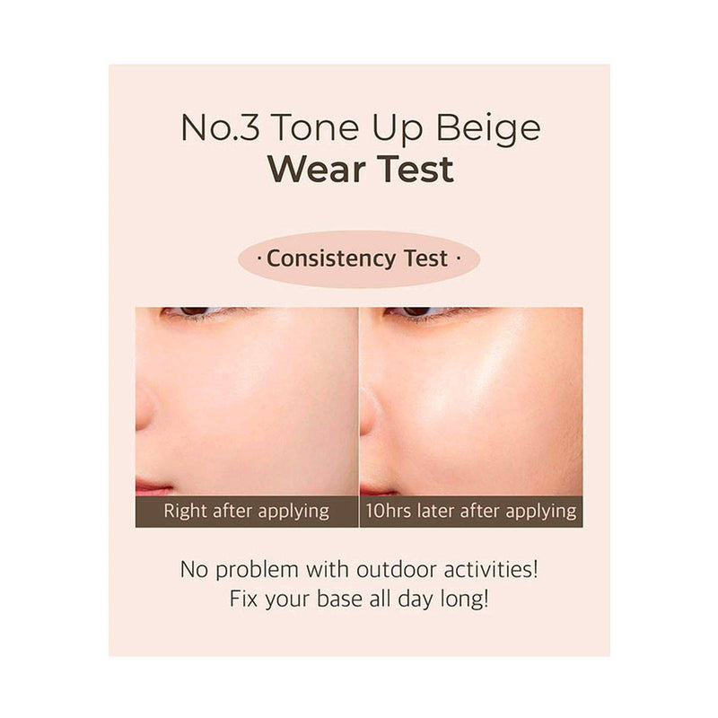 Numbuzin 3 Porcelain Base-Skip Tone Up Beige SPF50+ 50ml