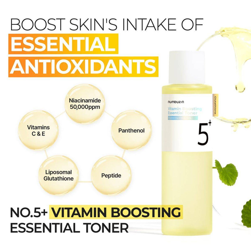 Numbuzin 5+ Vitamin Boosting Essential Toner 200ml