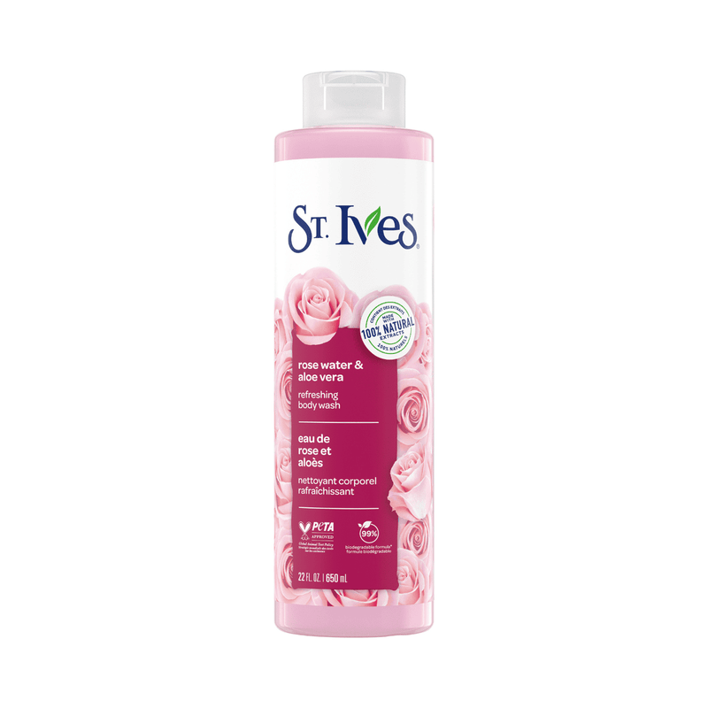 St. Ives Body Wash Rose Water & Aloe Vera 700ml