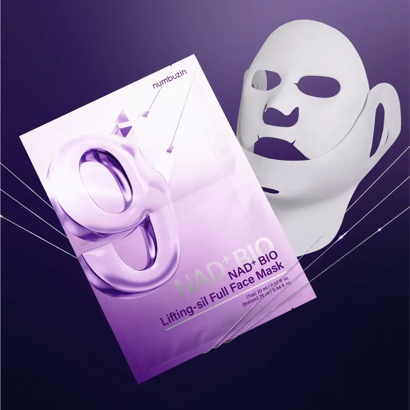 Numbuzin 9+ NAD + Bio Lifting-Sil Full Face Mask