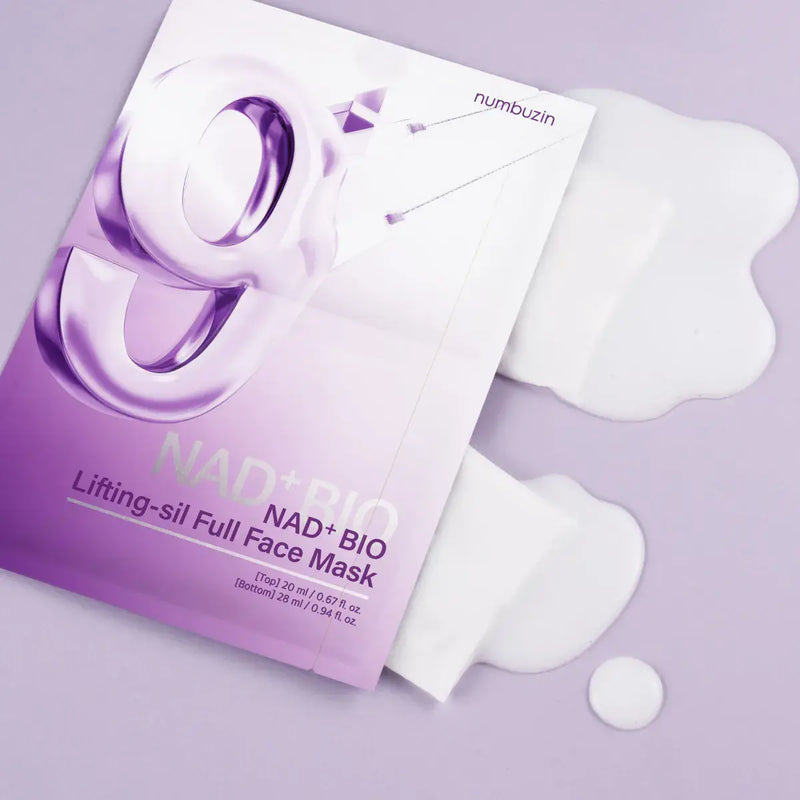 Numbuzin 9+ NAD + Bio Lifting-Sil Full Face Mask