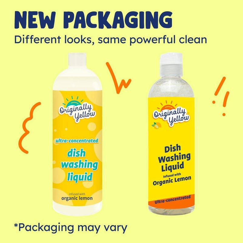 Originally Yellow Dish Washing Liquid Lemon 470ml