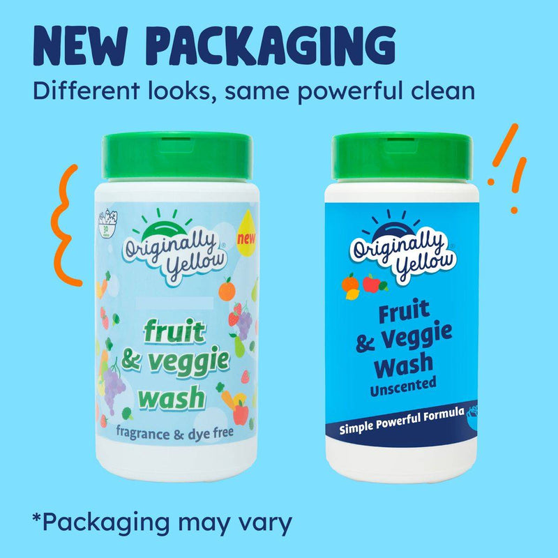 Originally Yellow Fruit & Veggie Wash Powder 453g