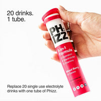 Phizz Daily 3-In-1 Hydration Electrolytes & Vitamins 20 Effervescent Tablets Mixed Berry