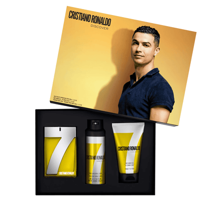 Cristiano Ronaldo CR7 Discover Eau de Toilette 100ml + Shower Gel 150ml + Body Spray 150ml Gift Set