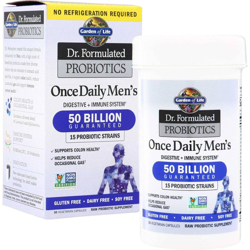 Garden of Life Dr Formulated Probiotics Once Daily Mens 30 Capsules