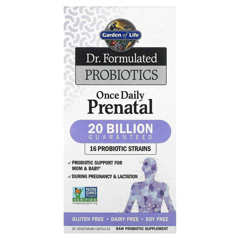 Garden of Life Dr Formulated Probiotics Once Daily Prenatal 20 Billion 30 Vege Capsules