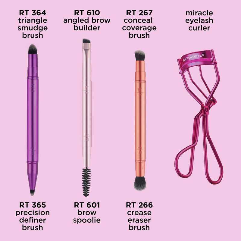 Real Techniques Double Time Brush + Lash Set
