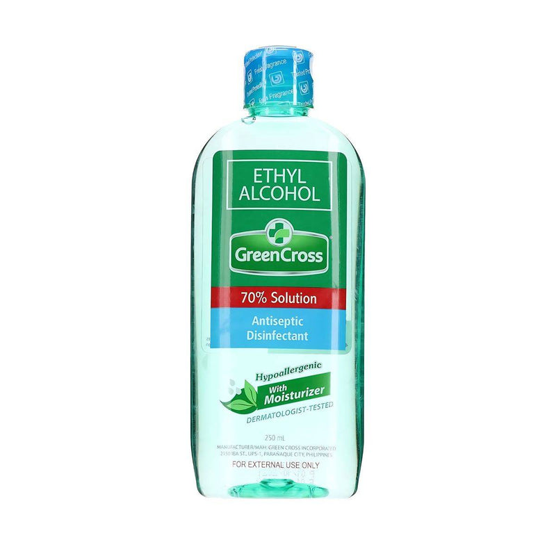 Green Cross Ethyl Alcohol 70% Solution with Moisturizer 250ml