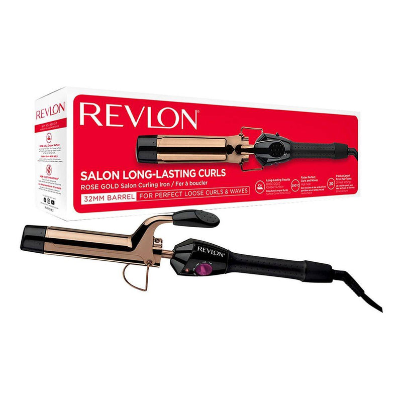 Revlon Hair Curling Iron Salon Long Lasting Rose Gold RVIR1159ARB1