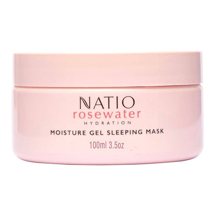 Natio Rose Water Hydration Moisture Gel Sleeping Mask 100g