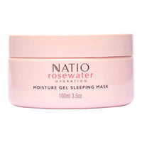 Natio Rose Water Hydration Moisture Gel Sleeping Mask 100g
