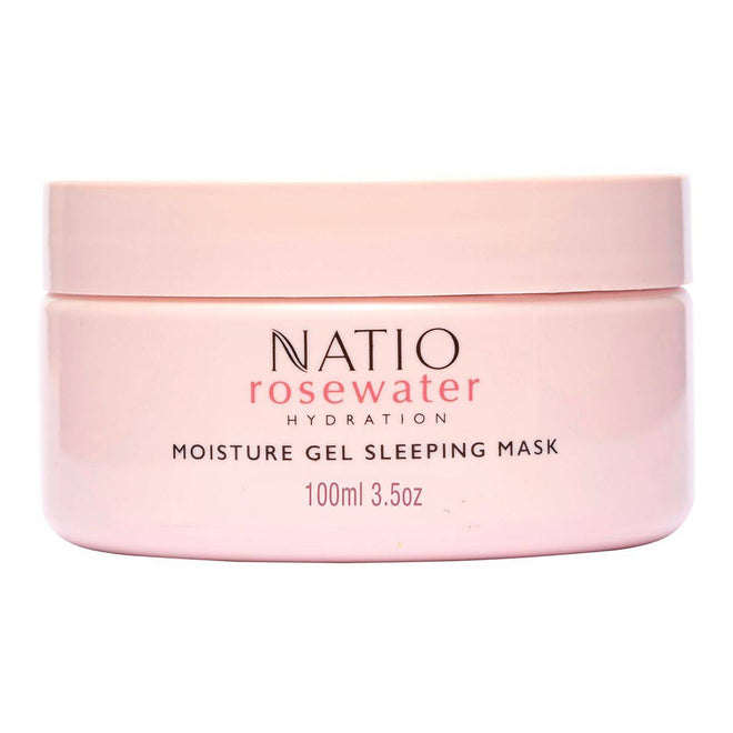 Natio Rose Water Hydration Moisture Gel Sleeping Mask 100g