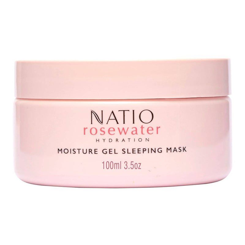 Natio Rose Water Hydration Moisture Gel Sleeping Mask 100g