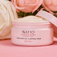 Natio Rose Water Hydration Moisture Gel Sleeping Mask 100g