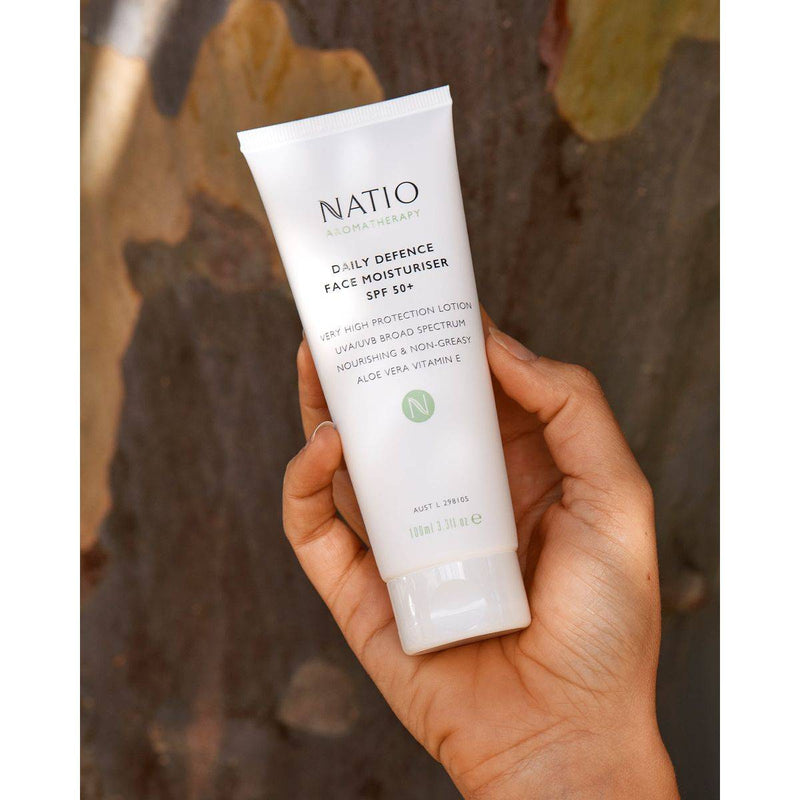 Natio Daily Defence Face Moisturiser SPF50+ 100ml