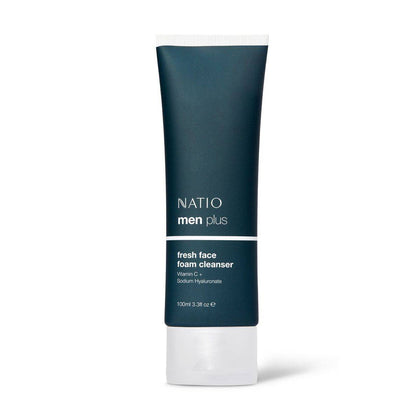 Natio Mens Plus Fresh Face Foam Cleanser 100ml