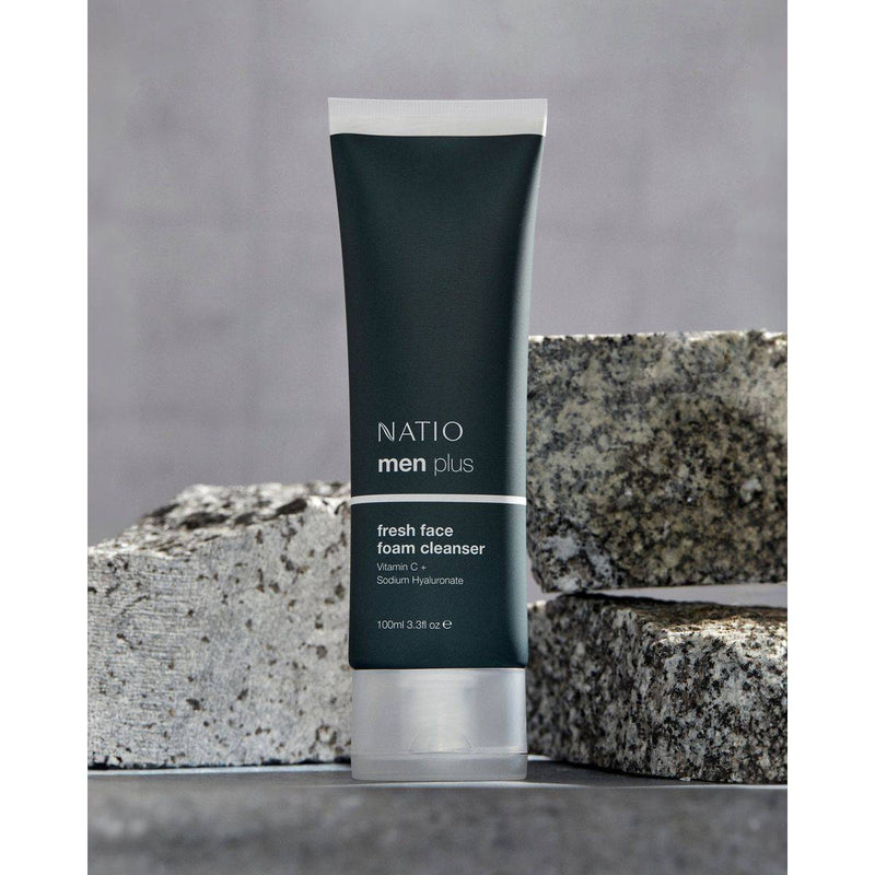 Natio Mens Plus Fresh Face Foam Cleanser 100ml