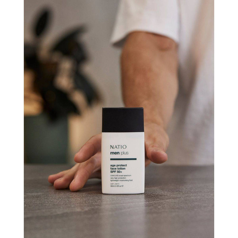 Natio Mens Plus Age Protect Face Lotion SPF50+ 60ml
