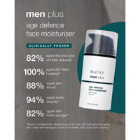 Natio Mens Plus Age Defence Face Moisturiser 80ml