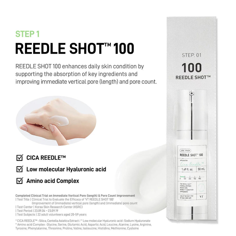 VT Cosmetics Reedle Shot 100 2 Step Mask