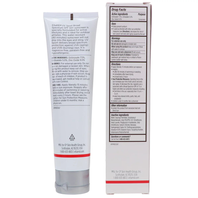 Elta MD UV Sport Full Body Sunscreen SPF50 Broad Spectrum 85g